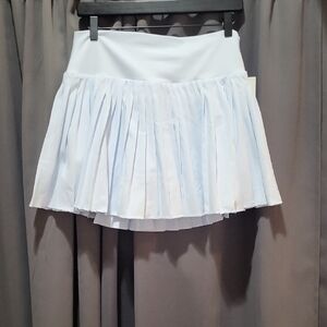 Light Blue Pleated Skort